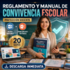 REGLAMENTO Y MANUAL DE CONVIVENCIA ESCOLAR | Protección docente + 20 casos prácticos resueltos