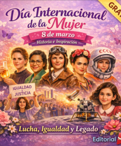 Presentación: Día Internacional de la Mujer (8 de marzo) – Importancia histórica y mujeres que cambiaron el mundo !GRATIS!