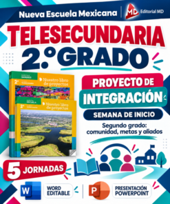 SEMANA DE INICIO TELESECUNDARIA! 2º GRADO | PROYECTO DE INTEGRACIÓN