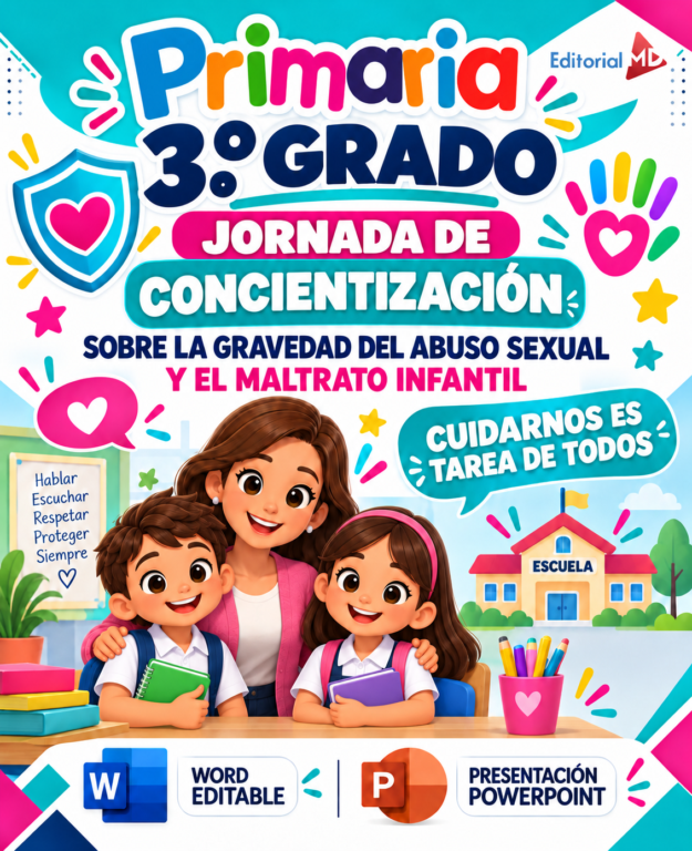 JORNADA DE CONCIENTIZACIÓN “TE VEO, TE CREO, TE CUIDO” PLAN DE TRABAJO (Primaria 3° Grado ) | SEPTIEMBRE 2026 1 JORNADA DE CONCIENTIZACIÓN “TE VEO, TE CREO, TE CUIDO” PLAN DE TRABAJO (Primaria 3° Grado ) | SEPTIEMBRE 2026