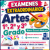 Examen Extraordinario Artes Secundaria 1°, 2° y 3° Grado NEM | Word Editable