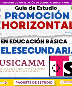 Guía de Estudio PROMOCIÓN HORIZONTAL Telesecundaria – USICAMM 2026 – 2027 + (Simulador 90 Reactivos)