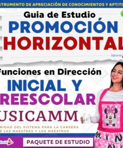 Guía de Estudio PROMOCIÓN HORIZONTAL Funciones en Dirección Educación Inicial/Preescolar - USICAMM 2026 – 2027 + (Simulador 90 Reactivos)