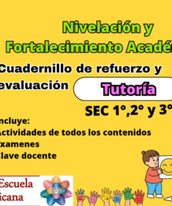Nivelación y Fortalecimiento Academico (Tutoría/Socioemocional)