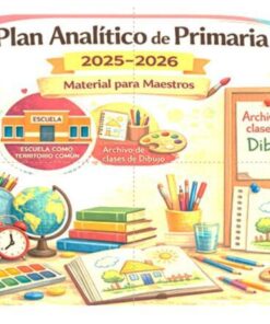 PLAN ANALITICO 1RO. A 6TO. PRIMARIA, 10 ACTIVIDADES DE PINTURA Y AGENDA ESCOLAR