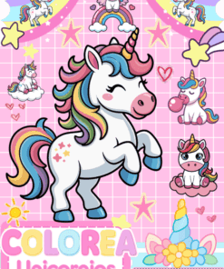 Libro de unicornio para colorear