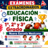 Examen Extraordinario Educación Física Secundaria 1°, 2° y 3° Grado NEM | Word Editable