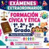 Examen Extraordinario Formación Cívica y Ética Secundaria 1°, 2° y 3° Grado NEM | Word Editable