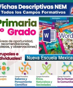 Fichas Descriptivas 1° Grado Primaria NEM 2026 (Campos Formativos) 2026 - 2027
