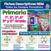 Fichas Descriptivas de Primaria 1° a 6° Grado NEM 2026 - 2027