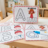 Tarjetas del Alfabeto: Kit de 52 Fichas Interactivas (PDF)