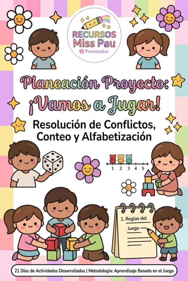 "¡Vamos a Jugar!" - Resolución de Conflictos, Conteo y Alfabetización (21 Días) 1 "¡Vamos a Jugar!" - Resolución de Conflictos, Conteo y Alfabetización (21 Días)