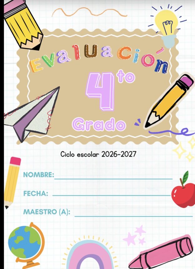 Examen cuarto grado 1 Examen cuarto grado