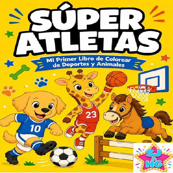 Súper Atletas: Cuadernillo imprimible para colorear de Deportes y Animales (Preescolar y Primaria - NEM) 1 Súper Atletas: Cuadernillo imprimible para colorear de Deportes y Animales (Preescolar y Primaria - NEM)