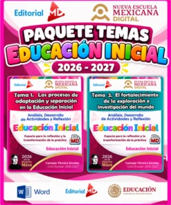 Material educativo para maestros 25 cropped Paquete Educacion Inicial 2026 2027 1