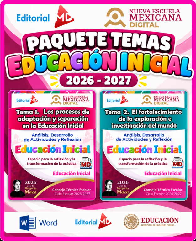 PAQUETE CTE 2026–2027 | EDUCACIÓN INICIAL | TEMAS CONTESTADOS 1 PAQUETE CTE 2026–2027 | EDUCACIÓN INICIAL | TEMAS CONTESTADOS