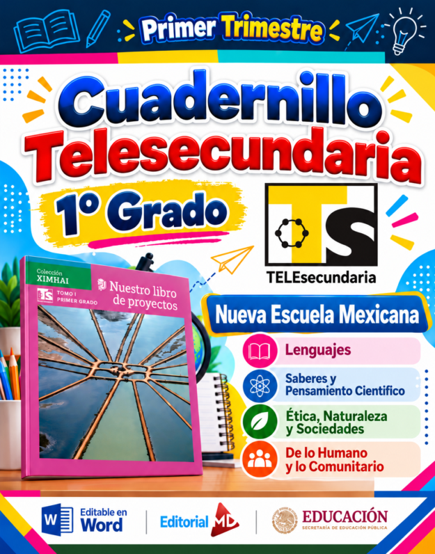 Cuadernillos de Trabajo Telesecundaria 1° Grado PROYECTOS LIBROS NUEVOS NEM 2026 (Primer Trimestre) 1 Cuadernillos de Trabajo Telesecundaria 1° Grado PROYECTOS LIBROS NUEVOS NEM 2026 (Primer Trimestre)