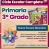 Planeaciones 3° Tercer Grado de Primaria NEM (Ciclo Escolar Completo 2026 - 2027) + Exámenes Trimestrales