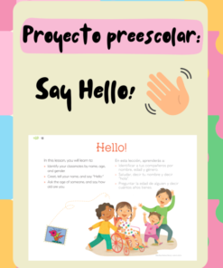 Planeación Proyecto preescolar "Say Hello!"