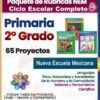 Paquete Rúbricas de Evaluación 2° Grado de Primaria 2026 NEM (Todos los Proyectos)