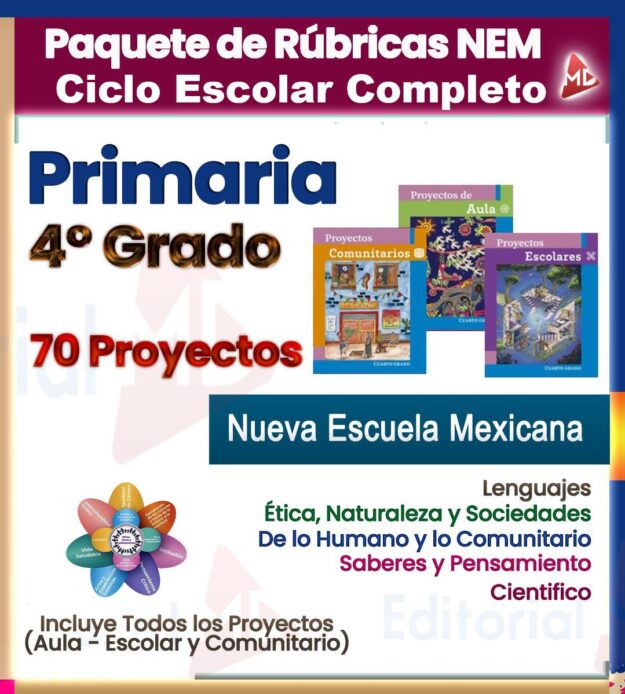 Paquete Rúbricas de Evaluación 4° Grado de Primaria 2026 NEM (Todos los Proyectos) 1 Paquete Rúbricas de Evaluación 4° Grado de Primaria 2026 NEM (Todos los Proyectos)