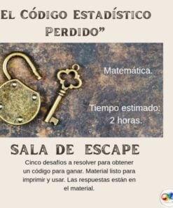 SALA DE ESCAPE DE ESTADÍSTICA