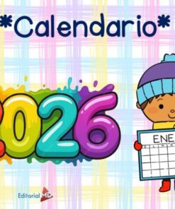 Un personaje de dibujos animados con un calendario en la mano.