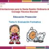 Productos Contestados Sexta Sesión CTE 2025 - 2026 Preescolar Tema 5. Evaluación Formativa
