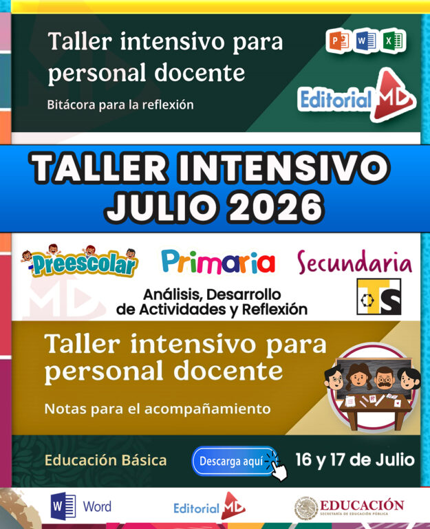 Productos Contestados del Taller Intensivo para Docentes Fin de Ciclo (Julio 2026) 1 Productos Contestados Taller Intensivo Julio 2026