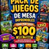 PACK DE JUEGOS DE MESA IMPRIMIBLES