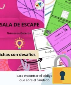 Sala de escape NÚMEROS ENTEROS