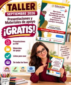 Taller de Evaluación Diagnóstica – Aprendizajes Integradores EIA 2026 | Presentación y Materiales !GRATIS!