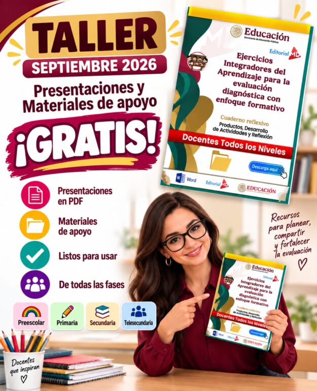 Taller de Evaluación Diagnóstica – Aprendizajes Integradores EIA 2026 | Presentación y Materiales !GRATIS! 1 Taller de Evaluación Diagnóstica – Aprendizajes Integradores EIA 2026 | Presentación y Materiales !GRATIS!