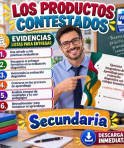 PRODUCTOS CONTESTADOS TALLER Evaluación Diagnóstica EIA Aprendizajes Integradores | SECUNDARIA