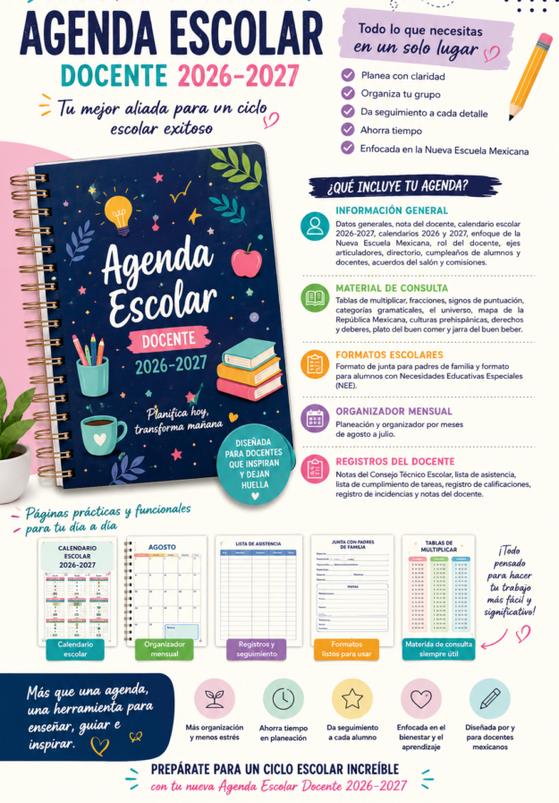 AGENDA ESCOLAR 2026-2027 1 AGENDA ESCOLAR 2026-2027