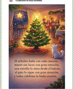 Cuadernillo de rimas navideñas ilustradas / Material imprimible gratis