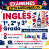 Examen Extraordinario Inglés Secundaria 1°, 2° y 3° Grado NEM | Word Editable