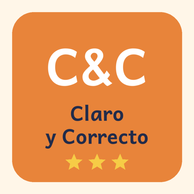 Claro y Correcto