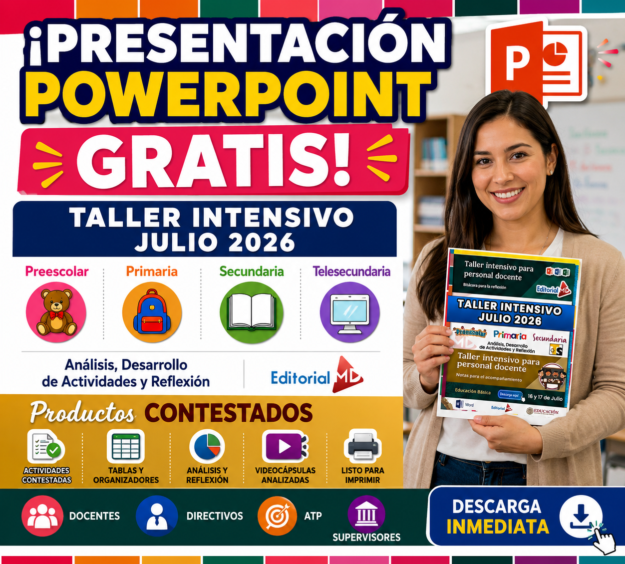 Taller Intensivo Julio 2026 ¡PRESENTACIÓN POWERPOINT GRATIS! 1 Taller Intensivo Julio 2026 ¡PRESENTACIÓN POWERPOINT GRATIS!