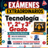 Examen Extraordinario Tecnología Secundaria 1°, 2° y 3° Grado NEM | Word Editable