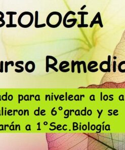 Gráfico para un curso de Curso Remedial Biología, que presenta la palabra 