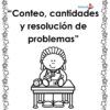 Planeación de Conteo para Preescolar: Cantidades y Resolución de Problemas 8 Portada del cuadernillo de trabajo Conteo, cantidades y resolución de problemas para preescolar