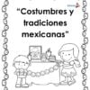 Planeación de Costumbres y Tradiciones Mexicanas para Preescolar 8 Portada del cuadernillo de trabajo Costumbres y tradiciones mexicanas para preescolar
