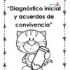 Planeación Diagnóstico Inicial y Acuerdos de Convivencia para Preescolar 8 Portada del cuadernillo de trabajo Diagnóstico inicial y acuerdos de convivencia para preescolar