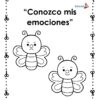 Planeación de las Emociones para Preescolar: Conozco mis Emociones 8 Portada del cuadernillo de trabajo Conozco mis emociones para preescolar