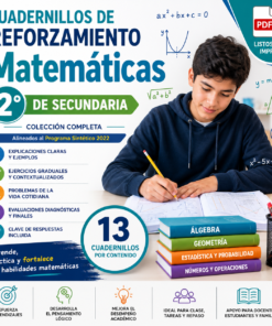 Cuadernillos de Reforzamiento Matemáticas 2° de Secundaria 2026-2027 PDF