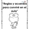 Planeación Reglas y Acuerdos de Convivencia en el Aula para Preescolar 8 Portada del cuadernillo de trabajo Reglas y acuerdos para convivir en el aula para preescolar