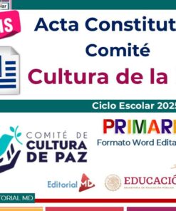 ACTA CONSTITUTIVA DEL COMITÉ DE CULTURA DE PAZ