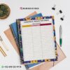 Agenda docente director técnico 2025-2026 emoji 15 Un colorido portapapeles con un formulario titulado