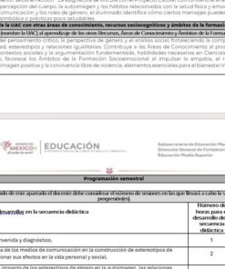 Dosificacion semestral de Temas selectos de igualdad y derechos humanos IV